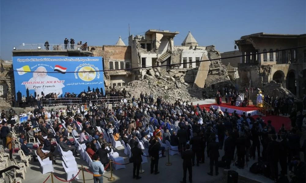 Πάπας: Επισκέφθηκε την ερειπωμένη Μοσούλη